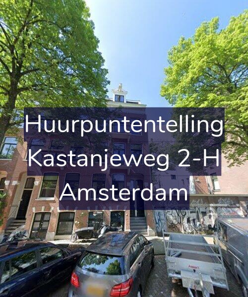 Foto gevel Huurpuntentelling voor Kastanjeweg 2-H, Amsterdam