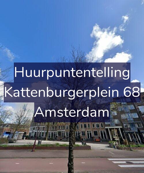 Foto gevel Huurpuntentelling voor Kattenburgerplein 68, Amsterdam