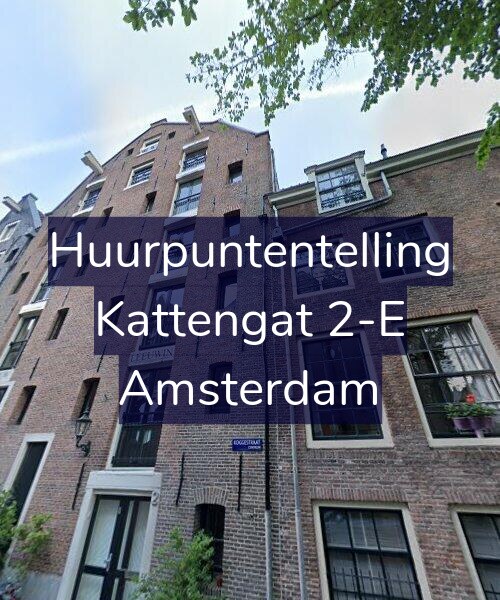 Foto gevel Huurpuntentelling voor Kattengat 2-E, Amsterdam