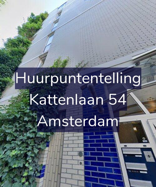 Foto gevel Huurpuntentelling voor Kattenlaan 54, Amsterdam