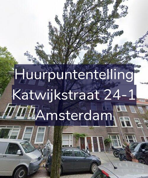 Foto gevel Huurpuntentelling voor Katwijkstraat 24-1, Amsterdam