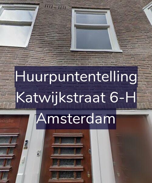 Foto gevel Huurpuntentelling voor Katwijkstraat 6-H, Amsterdam