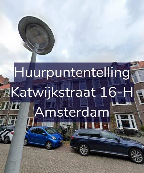 Foto gevel Huurpuntentelling voor Katwijkstraat 16-H, Amsterdam