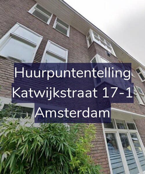 Foto gevel Huurpuntentelling voor Katwijkstraat 17-1, Amsterdam
