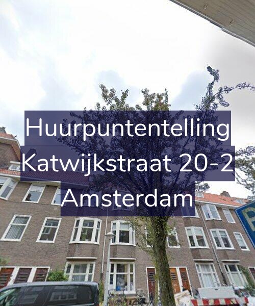 Foto gevel Huurpuntentelling voor Katwijkstraat 20-2, Amsterdam