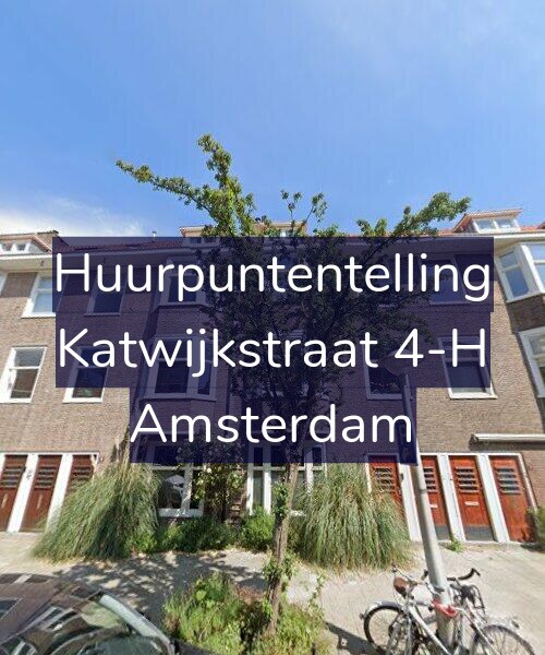 Foto gevel Huurpuntentelling voor Katwijkstraat 4-H, Amsterdam