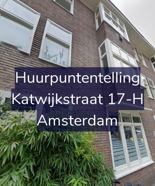 Foto gevel Huurpuntentelling voor Katwijkstraat 17-H, Amsterdam