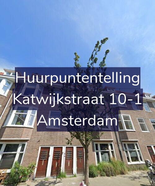Foto gevel Huurpuntentelling voor Katwijkstraat 10-1, Amsterdam