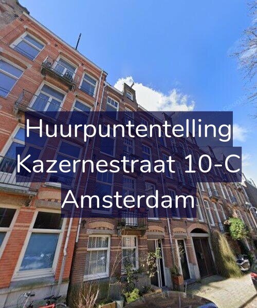 Foto gevel Huurpuntentelling voor Kazernestraat 10-C, Amsterdam