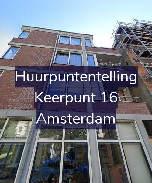 Foto gevel Huurpuntentelling voor Keerpunt 16, Amsterdam