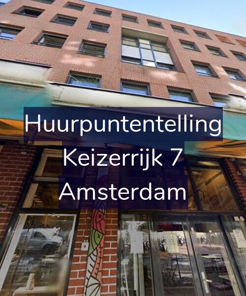 Foto gevel Huurpuntentelling voor Keizerrijk 7, Amsterdam