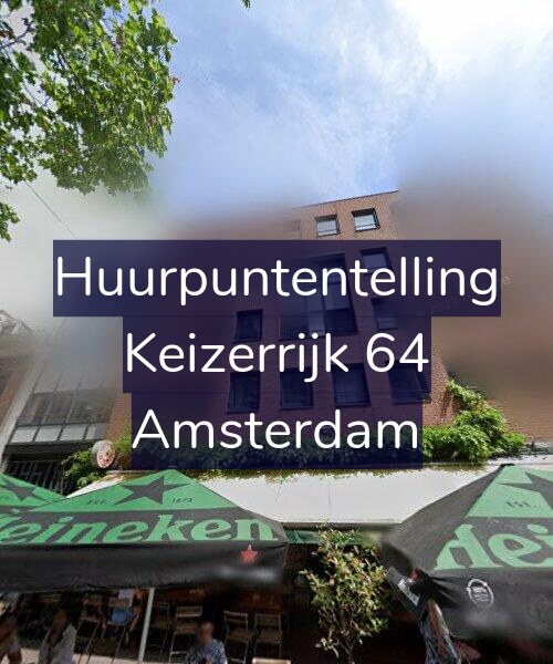 Foto gevel Huurpuntentelling voor Keizerrijk 64, Amsterdam