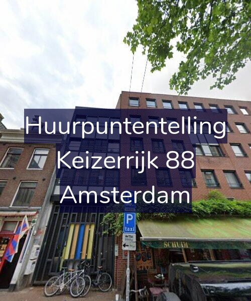 Foto gevel Huurpuntentelling voor Keizerrijk 88, Amsterdam