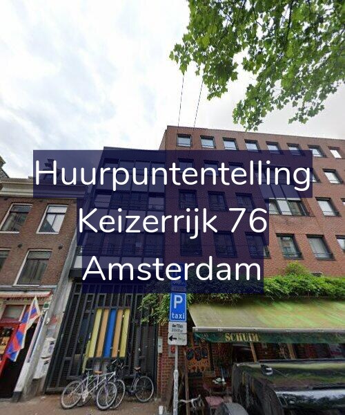 Foto gevel Huurpuntentelling voor Keizerrijk 76, Amsterdam
