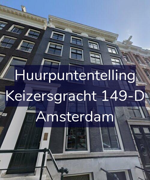 Foto gevel Huurpuntentelling voor Keizersgracht 149-D, Amsterdam