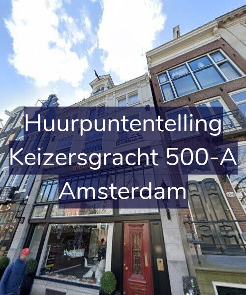 Foto gevel Huurpuntentelling voor Keizersgracht 500-A, Amsterdam
