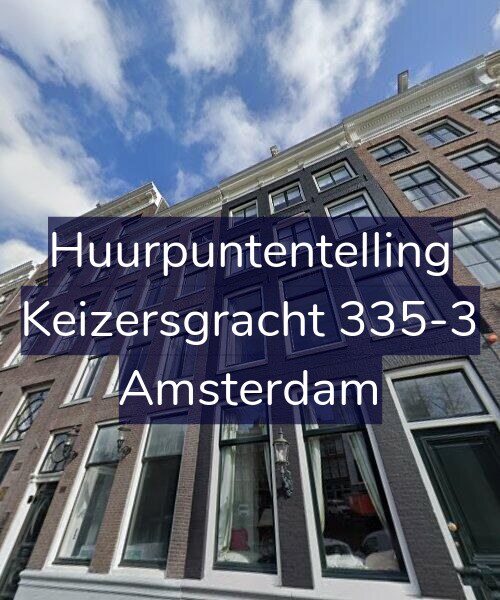 Foto gevel Huurpuntentelling voor Keizersgracht 335-3, Amsterdam