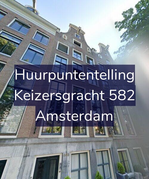 Foto gevel Huurpuntentelling voor Keizersgracht 582, Amsterdam