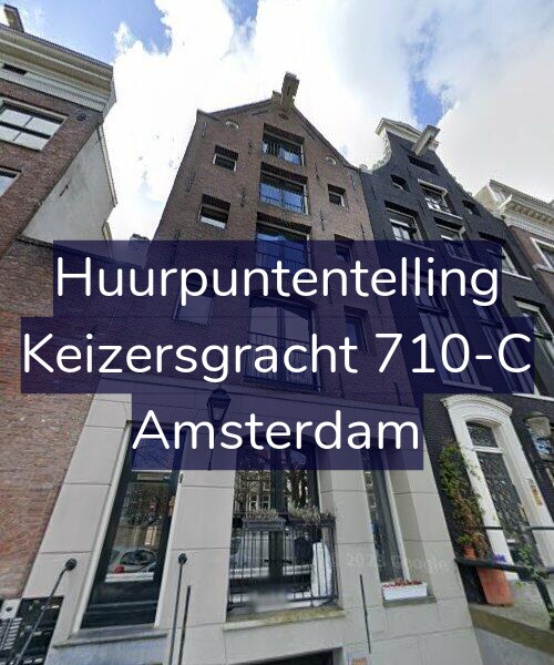 Foto gevel Huurpuntentelling voor Keizersgracht 710-C, Amsterdam