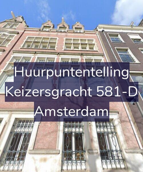 Foto gevel Huurpuntentelling voor Keizersgracht 581-D, Amsterdam