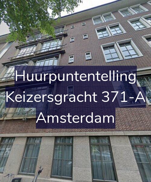 Foto gevel Huurpuntentelling voor Keizersgracht 371-A, Amsterdam