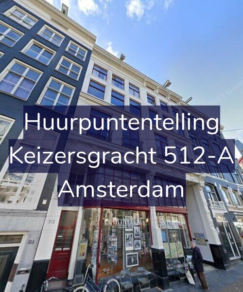 Foto gevel Huurpuntentelling voor Keizersgracht 512-A, Amsterdam