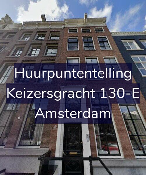 Foto gevel Huurpuntentelling voor Keizersgracht 130-E, Amsterdam