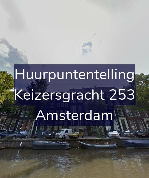 Foto gevel Huurpuntentelling voor Keizersgracht 253, Amsterdam