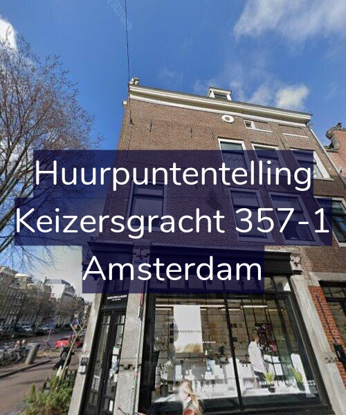 Foto gevel Huurpuntentelling voor Keizersgracht 357-1, Amsterdam