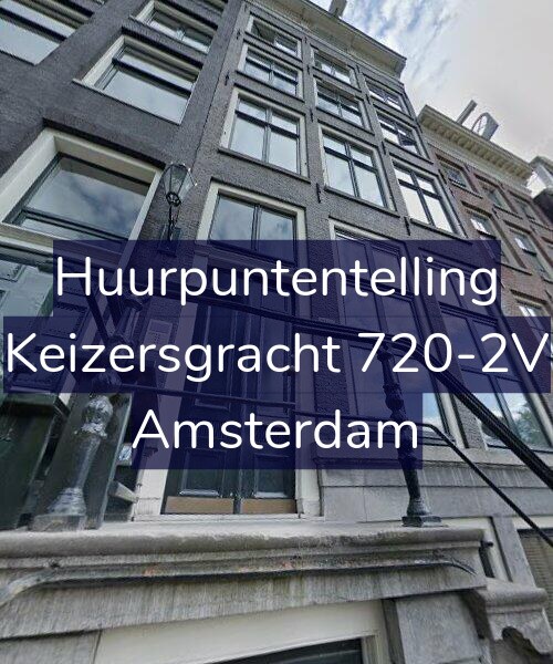 Foto gevel Huurpuntentelling voor Keizersgracht 720-2V, Amsterdam