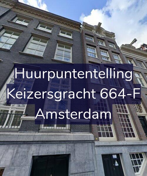 Foto gevel Huurpuntentelling voor Keizersgracht 664-F, Amsterdam