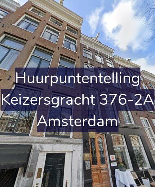 Foto gevel Huurpuntentelling voor Keizersgracht 376-2A, Amsterdam