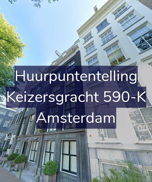 Foto gevel Huurpuntentelling voor Keizersgracht 590-K, Amsterdam