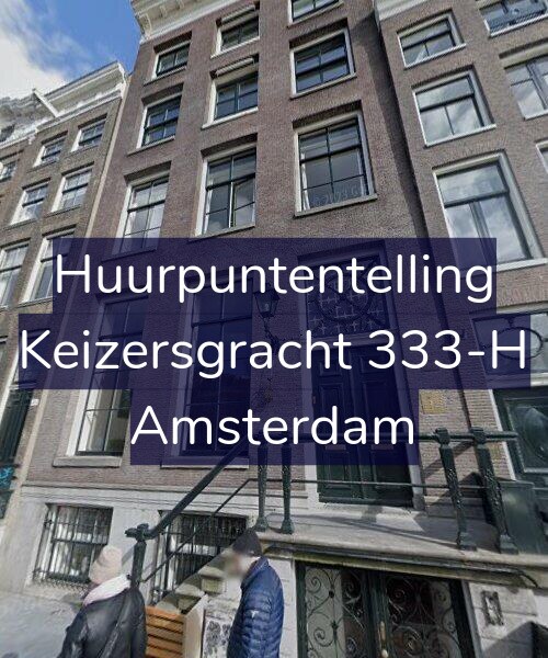 Foto gevel Huurpuntentelling voor Keizersgracht 333-H, Amsterdam