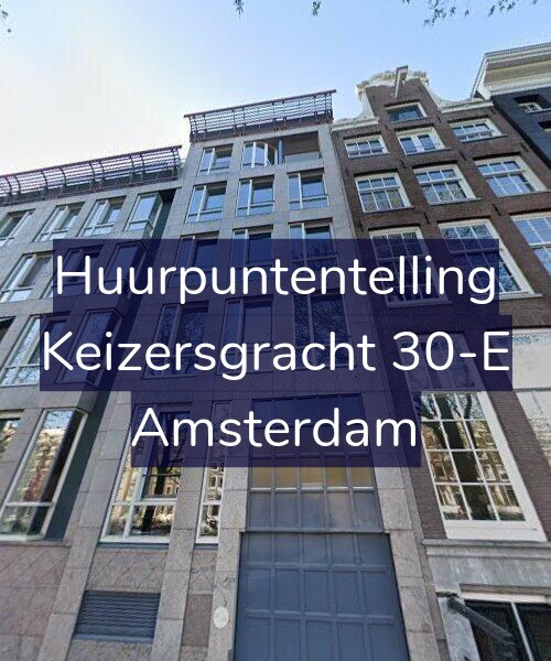 Foto gevel Huurpuntentelling voor Keizersgracht 30-E, Amsterdam