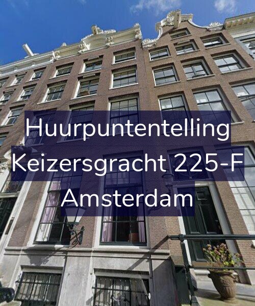 Foto gevel Huurpuntentelling voor Keizersgracht 225-F, Amsterdam