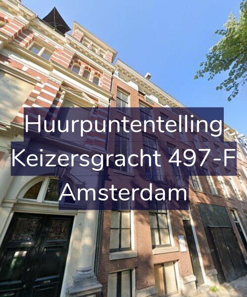 Foto gevel Huurpuntentelling voor Keizersgracht 497-F, Amsterdam