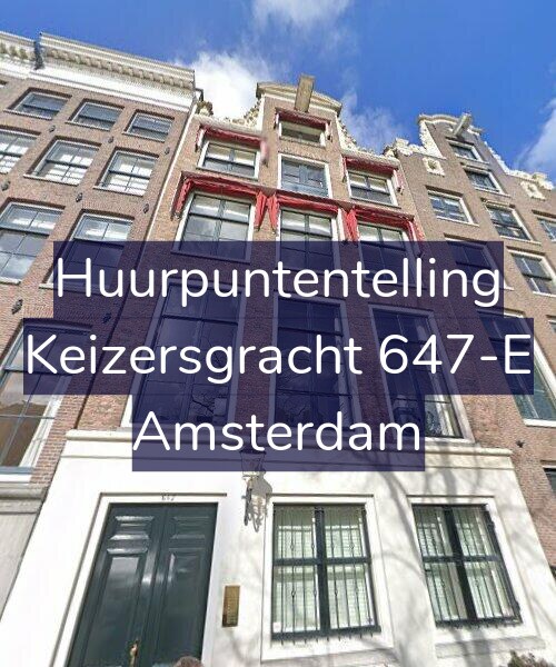 Foto gevel Huurpuntentelling voor Keizersgracht 647-E, Amsterdam