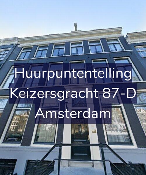 Foto gevel Huurpuntentelling voor Keizersgracht 87-D, Amsterdam