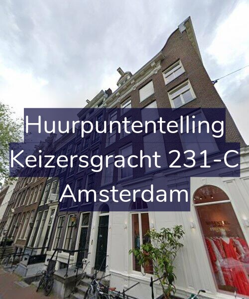 Foto gevel Huurpuntentelling voor Keizersgracht 231-C, Amsterdam