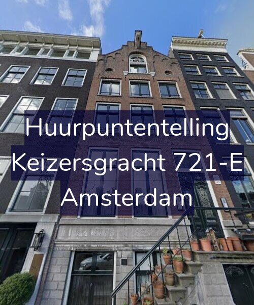 Foto gevel Huurpuntentelling voor Keizersgracht 721-E, Amsterdam