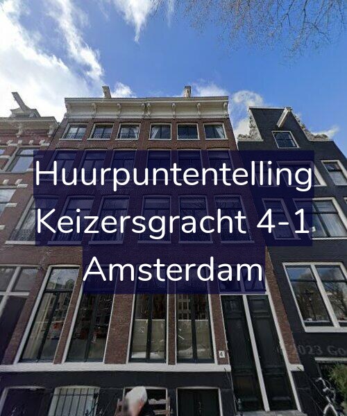 Foto gevel Huurpuntentelling voor Keizersgracht 4-1, Amsterdam