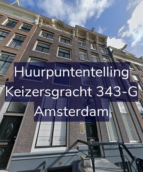Foto gevel Huurpuntentelling voor Keizersgracht 343-G, Amsterdam