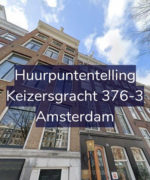 Foto gevel Huurpuntentelling voor Keizersgracht 376-3, Amsterdam