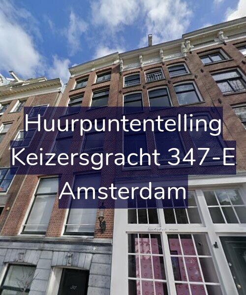 Foto gevel Huurpuntentelling voor Keizersgracht 347-E, Amsterdam