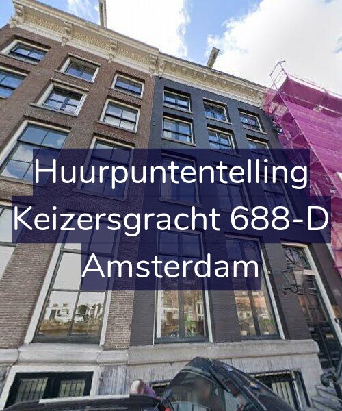 Foto gevel Huurpuntentelling voor Keizersgracht 688-D, Amsterdam
