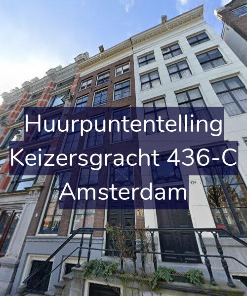 Foto gevel Huurpuntentelling voor Keizersgracht 436-C, Amsterdam