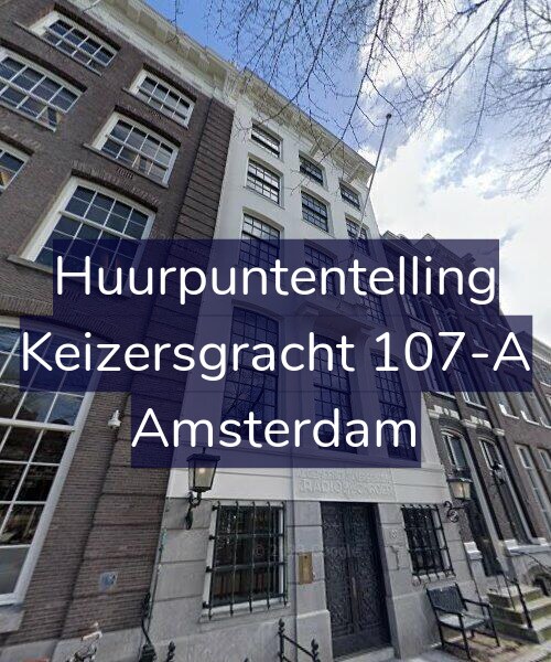 Foto gevel Huurpuntentelling voor Keizersgracht 107-A, Amsterdam