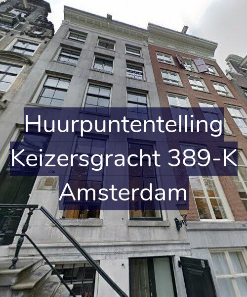 Foto gevel Huurpuntentelling voor Keizersgracht 389-K, Amsterdam