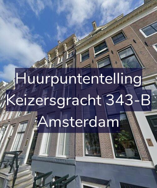 Foto gevel Huurpuntentelling voor Keizersgracht 343-B, Amsterdam